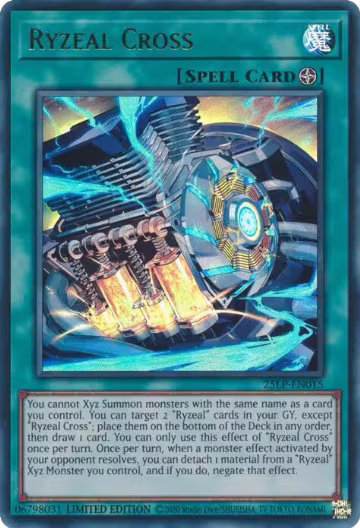 Ryzeal Cross (25LP-EN015), Limited Pack World Championship 2025 — Yu-Gi-Oh! card price