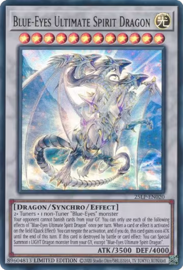 Blue-Eyes Ultimate Spirit Dragon (25LP-EN020), Limited Pack World Championship 2025 — Yu-Gi-Oh! card price