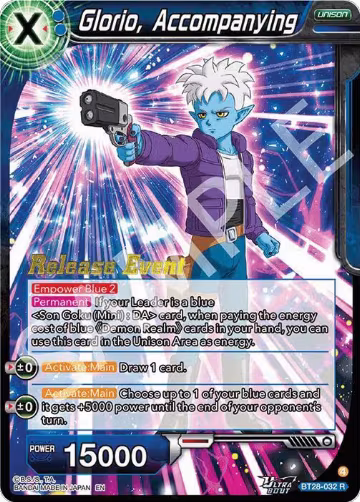 Glorio, Accompanying (BT28-032), Prismatic Clash Release Event — DB Super card price