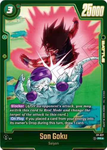 Son Goku - FP-027 (Alternate Art) (FP-027), Fusion World Promotion Cards and Packs — DB Fusion card price
