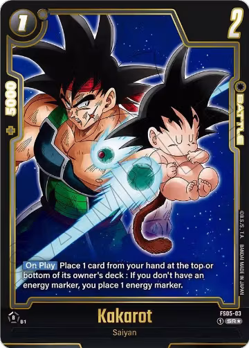 Kakarot (Alternate Art) (FS05-03), Starter Deck 5: Bardock Alternate Art Reprints — DB Fusion card price