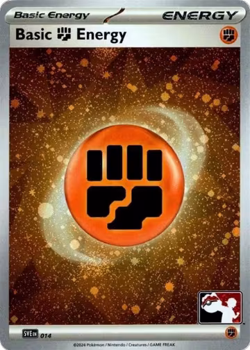 Basic Fighting Energy - 014 (Cosmos Holo) (014), Prize Pack Series Cards — Pokémon card price