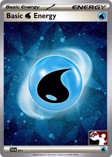 Basic Water Energy - 011 (Cosmos Holo) (011), Prize Pack Series Cards — Pokémon card price