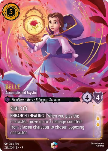 Belle - Accomplished Mystic (Enchanted) (226/204), Fabled — Lorcana card price