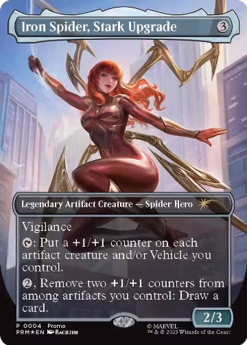 Iron Spider, Stark Upgrade (Borderless) (4), Media Promos — Magic card price