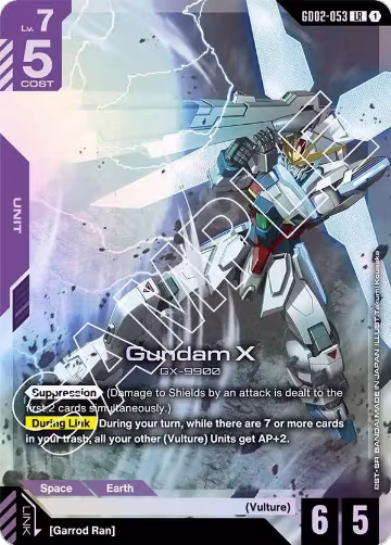 Gundam X (GD02-053) (GD02-053), Dual Impact — Gundam card price