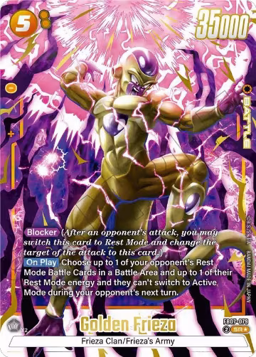 Golden Frieza (Alternate Art) (FB07-079), Wish For Shenron — DB Fusion card price