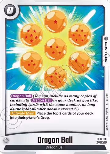 Dragon Ball (FB07-119), Wish For Shenron — DB Fusion card price