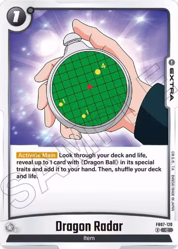 Dragon Radar (FB07-120), Wish For Shenron — DB Fusion card price