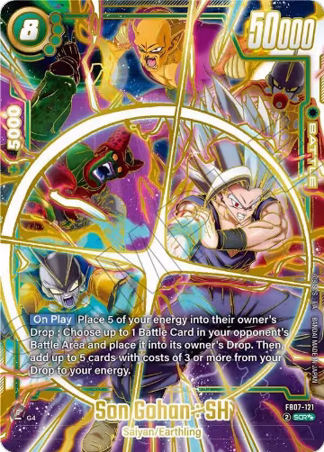 Son Gohan : SH - FB07-121 (Super Alternate Art) (FB07-121), Wish For Shenron — DB Fusion card price