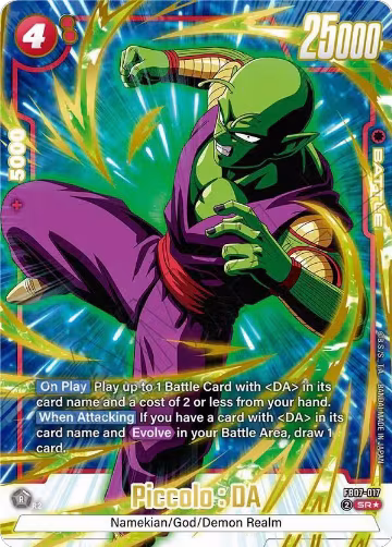 Piccolo : DA (Alternate Art) (FB07-017), Wish For Shenron — DB Fusion card price