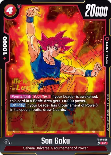 Son Goku - FB07-008 (FB07-008), Wish For Shenron Release Event Cards — DB Fusion card price
