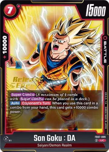 Son Goku : DA - FB07-009 (FB07-009), Wish For Shenron Release Event Cards — DB Fusion card price