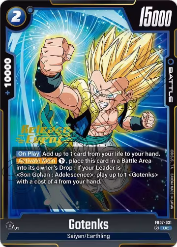 Gotenks (FB07-031), Wish For Shenron Release Event Cards — DB Fusion card price