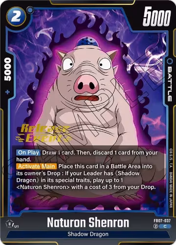 Naturon Shenron - FB07-037 (FB07-037), Wish For Shenron Release Event Cards — DB Fusion card price
