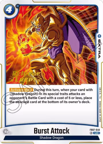 Burst Attack (FB07-046), Wish For Shenron Release Event Cards — DB Fusion card price