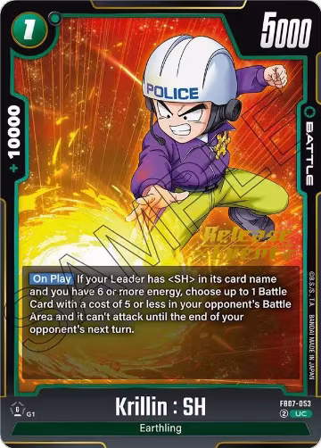 Krillin : SH (FB07-053), Wish For Shenron Release Event Cards — DB Fusion card price
