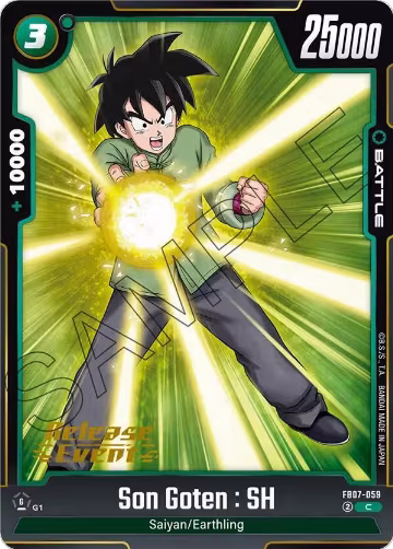 Son Goten : SH (FB07-059), Wish For Shenron Release Event Cards — DB Fusion card price
