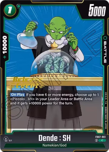 Dende : SH (FB07-061), Wish For Shenron Release Event Cards — DB Fusion card price