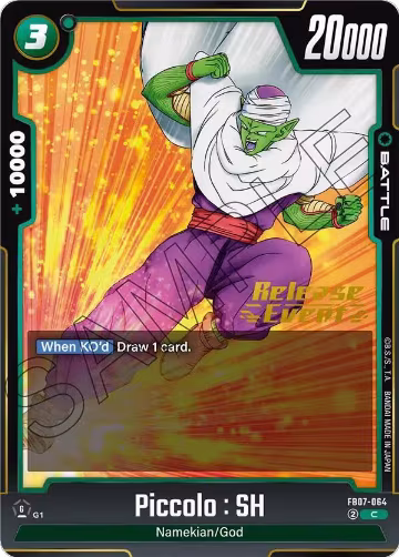 Piccolo : SH - FB07-064 (FB07-064), Wish For Shenron Release Event Cards — DB Fusion card price