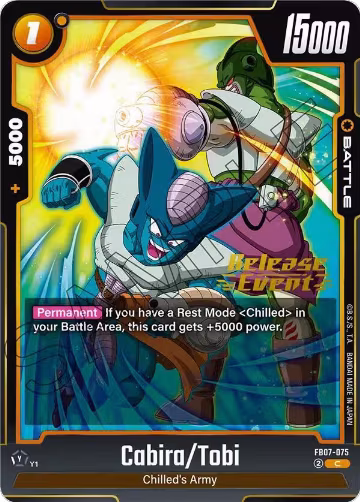 Cabira/Tobi (FB07-075), Wish For Shenron Release Event Cards — DB Fusion card price