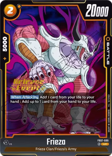 Frieza - FB07-089 (FB07-089), Wish For Shenron Release Event Cards — DB Fusion card price