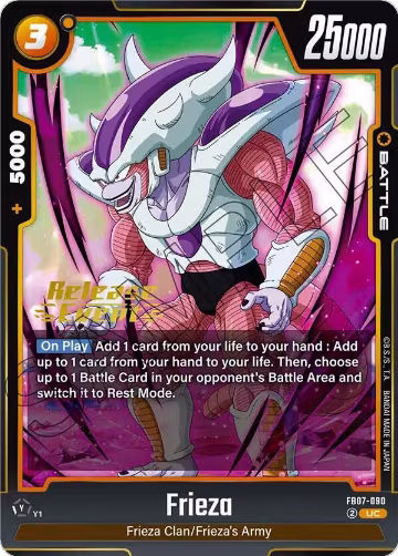 Frieza - FB07-090 (FB07-090), Wish For Shenron Release Event Cards — DB Fusion card price