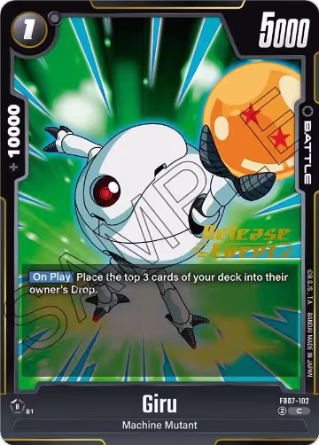 Giru (FB07-102), Wish For Shenron Release Event Cards — DB Fusion card price