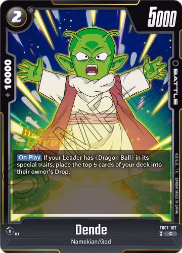 Dende (FB07-107), Wish For Shenron Release Event Cards — DB Fusion card price