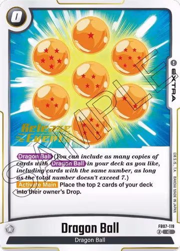 Dragon Ball (FB07-119), Wish For Shenron Release Event Cards — DB Fusion card price