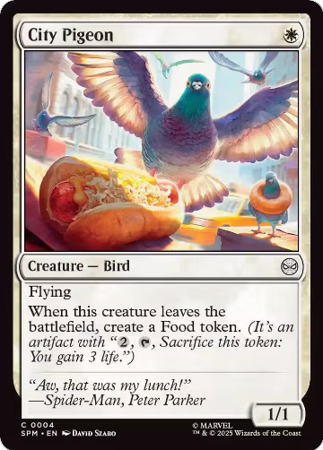 City Pigeon (4), Marvel's Spider-Man — Magic card price