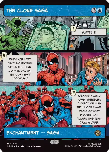 The Clone Saga (Borderless) (219), Marvel's Spider-Man — Magic card price