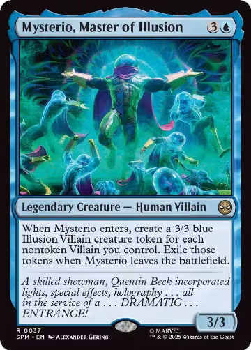 Mysterio, Master of Illusion (37), Marvel's Spider-Man — Magic card price
