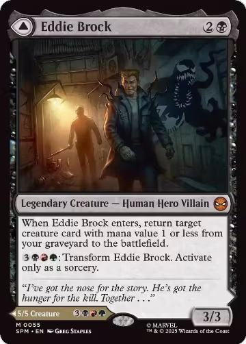 Eddie Brock (55), Marvel's Spider-Man — Magic card price