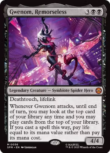 Gwenom, Remorseless (56), Marvel's Spider-Man — Magic card price