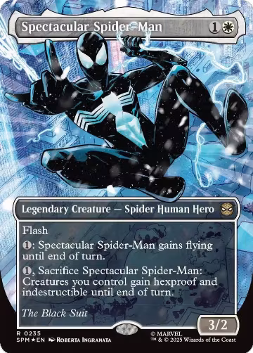Spectacular Spider-Man (0235) (Borderless) (Textured Foil) (235), Marvel's Spider-Man — Magic card price