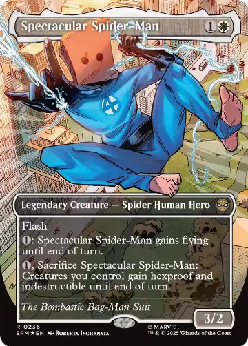 Spectacular Spider-Man (0236) (Borderless) (Textured Foil) (236), Marvel's Spider-Man — Magic card price
