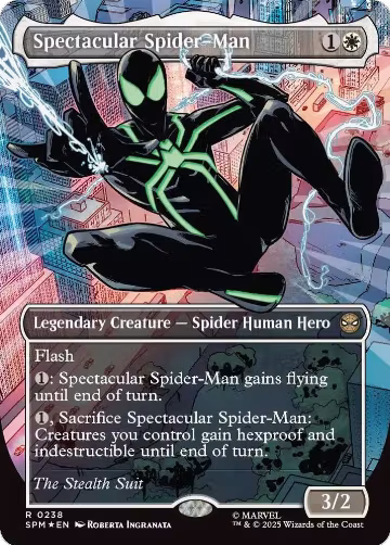 Spectacular Spider-Man (0238) (Borderless) (Textured Foil) (238), Marvel's Spider-Man — Magic card price