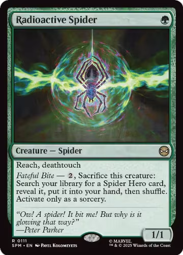 Radioactive Spider (111), Marvel's Spider-Man — Magic card price