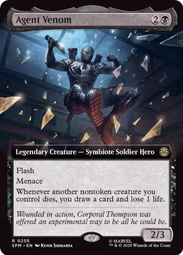 Agent Venom (Extended Art) (255), Marvel's Spider-Man — Magic card price