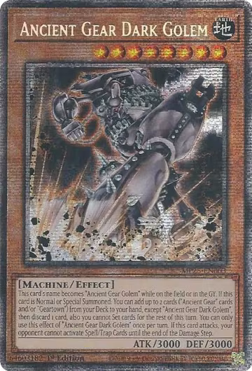 Ancient Gear Dark Golem (MP25-EN003), 2025 Mega-Pack — Yu-Gi-Oh! card price