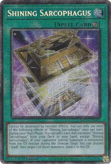 Shining Sarcophagus (MP25-EN005), 2025 Mega-Pack — Yu-Gi-Oh! card price