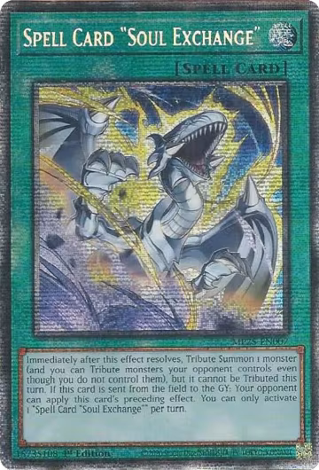 Spell Card "Soul Exchange" (MP25-EN007), 2025 Mega-Pack — Yu-Gi-Oh! card price