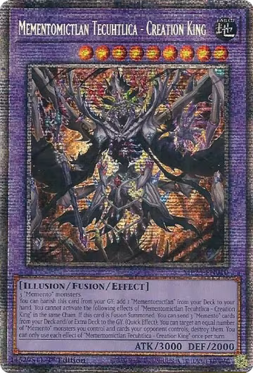 Mementomictlan Tecuhtlica - Creation King (MP25-EN010), 2025 Mega-Pack — Yu-Gi-Oh! card price