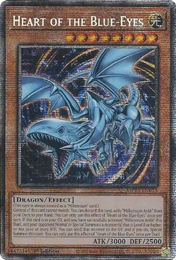 Heart of the Blue-Eyes (MP25-EN013), 2025 Mega-Pack — Yu-Gi-Oh! card price