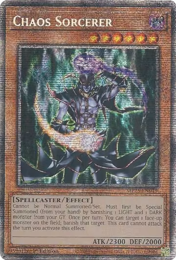 Chaos Sorcerer (MP25-EN019), 2025 Mega-Pack — Yu-Gi-Oh! card price