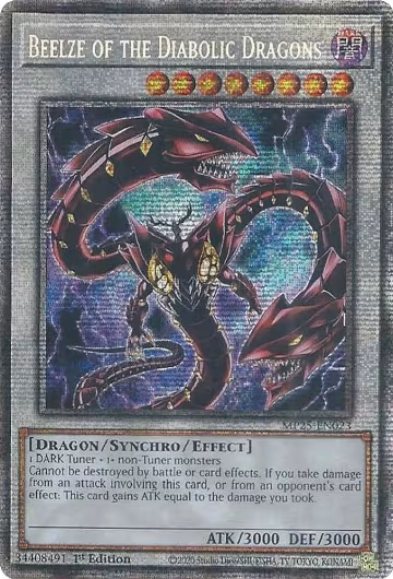 Beelze of the Diabolic Dragons (MP25-EN023), 2025 Mega-Pack — Yu-Gi-Oh! card price