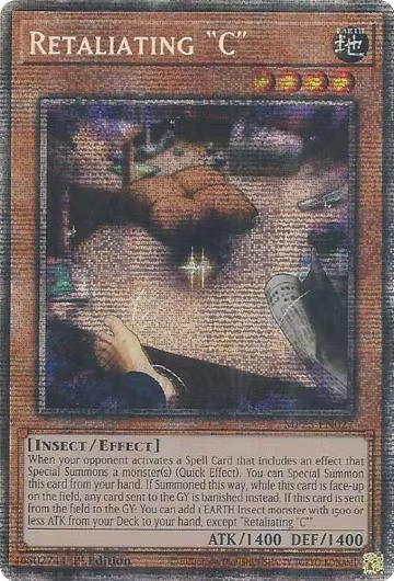 Retaliating "C" (MP25-EN027), 2025 Mega-Pack — Yu-Gi-Oh! card price