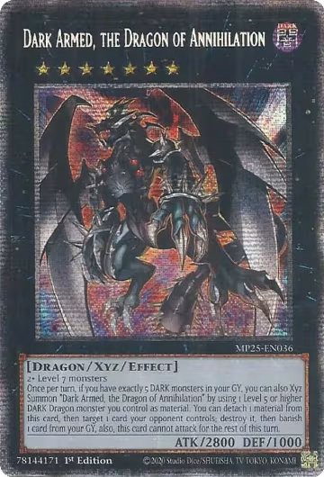 Dark Armed, the Dragon of Annihilation (MP25-EN036), 2025 Mega-Pack — Yu-Gi-Oh! card price