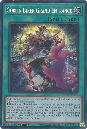 Goblin Biker Grand Entrance (MP25-EN056), 2025 Mega-Pack — Yu-Gi-Oh! card price